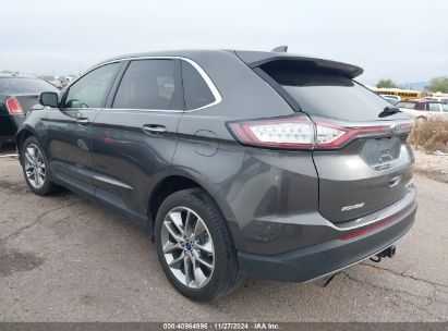 Lot #3035088925 2017 FORD EDGE TITANIUM