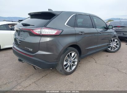 Lot #3035088925 2017 FORD EDGE TITANIUM