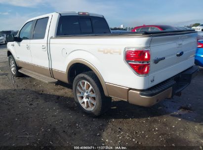 Lot #3034052835 2013 FORD F-150 KING RANCH