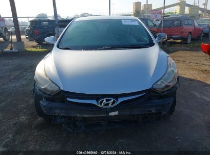 Lot #3035092992 2013 HYUNDAI ELANTRA GLS