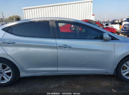 Lot #3035092992 2013 HYUNDAI ELANTRA GLS