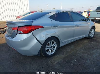 Lot #3035092992 2013 HYUNDAI ELANTRA GLS