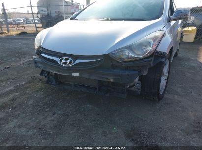 Lot #3035092992 2013 HYUNDAI ELANTRA GLS