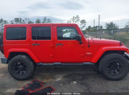 Lot #3042567147 2015 JEEP WRANGLER UNLIMITED SAHARA