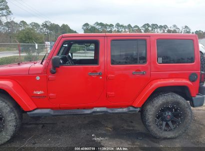 Lot #3042567147 2015 JEEP WRANGLER UNLIMITED SAHARA