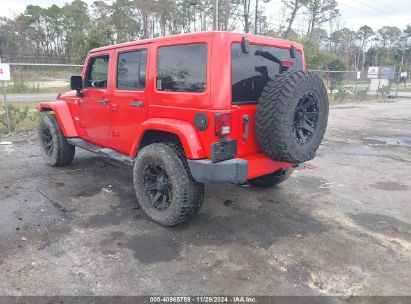 Lot #3042567147 2015 JEEP WRANGLER UNLIMITED SAHARA