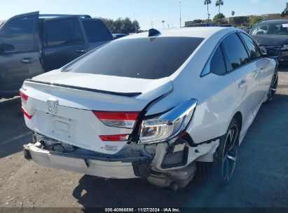 Lot #3035092972 2022 HONDA ACCORD SPORT 2.0T