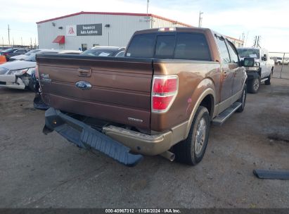 Lot #3048458845 2012 FORD F-150 LARIAT