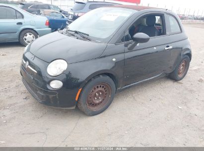 Lot #3056471104 2012 FIAT 500C POP