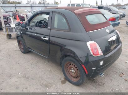 Lot #3056471104 2012 FIAT 500C POP