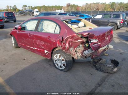 Lot #3034051760 2008 HONDA CIVIC LX