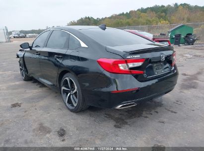 Lot #3028042452 2022 HONDA ACCORD SPORT 2.0T