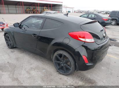 Lot #3048458838 2013 HYUNDAI VELOSTER BASE W/GRAY