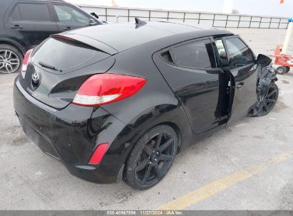 Lot #3048458838 2013 HYUNDAI VELOSTER BASE W/GRAY