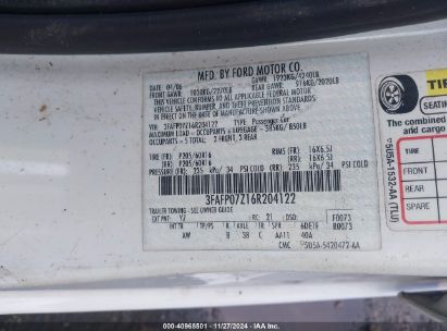 Lot #3034051750 2006 FORD FUSION SE