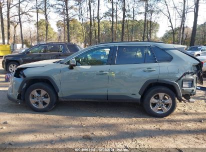 Lot #3052073707 2022 TOYOTA RAV4 HYBRID XLE