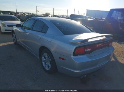 Lot #3031250581 2012 DODGE CHARGER SE