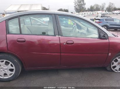 Lot #3050074198 2003 SATURN ION 2