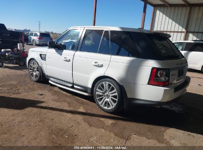 Lot #3053061474 2012 LAND ROVER RANGE ROVER SPORT HSE