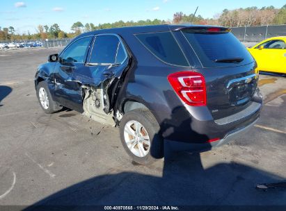 Lot #3034051699 2016 CHEVROLET EQUINOX LS