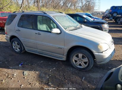 Lot #3034052093 2005 MERCEDES-BENZ ML 500 4MATIC