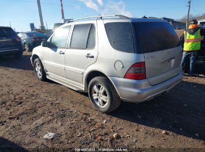 Lot #3034052093 2005 MERCEDES-BENZ ML 500 4MATIC