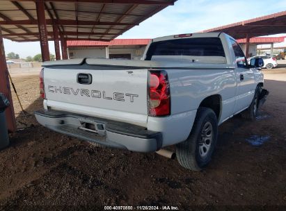 Lot #3053066381 2007 CHEVROLET SILVERADO 1500 CLASSIC WORK TRUCK