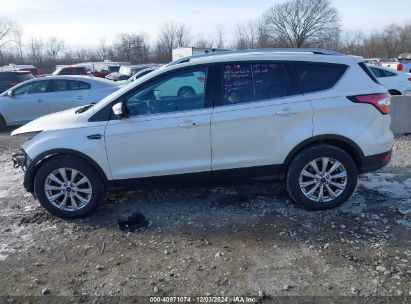 Lot #3035081712 2017 FORD ESCAPE TITANIUM