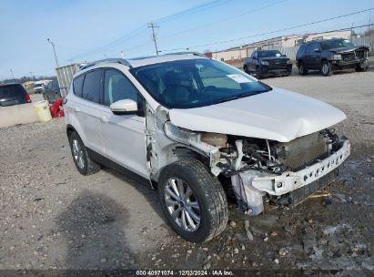 Lot #3035081712 2017 FORD ESCAPE TITANIUM