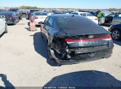 Lot #3053061424 2021 HYUNDAI ELANTRA LIMITED