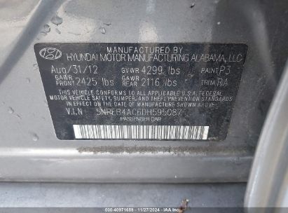 Lot #3035093334 2013 HYUNDAI SONATA GLS