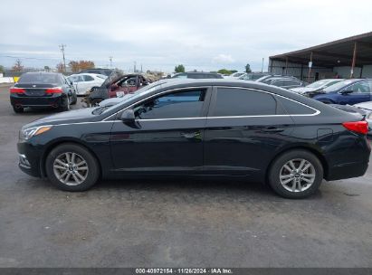 Lot #3035093278 2017 HYUNDAI SONATA SE