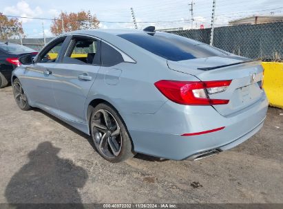 Lot #3035093274 2022 HONDA ACCORD SPORT 2.0T