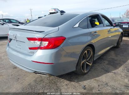 Lot #3035093274 2022 HONDA ACCORD SPORT 2.0T