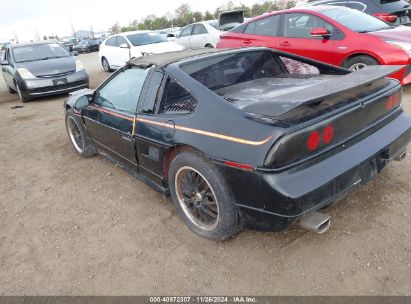 Lot #3037532104 1988 PONTIAC FIERO GT