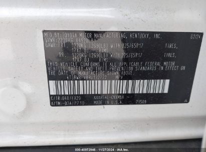 Lot #3035081688 2024 TOYOTA RAV4 HYBRID XLE