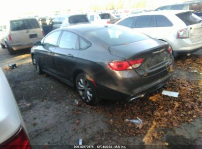 Lot #3034052056 2015 CHRYSLER 200 S