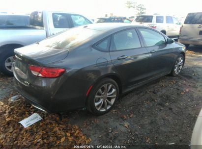 Lot #3034052056 2015 CHRYSLER 200 S