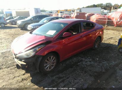 Lot #3048458777 2014 HYUNDAI ELANTRA SE