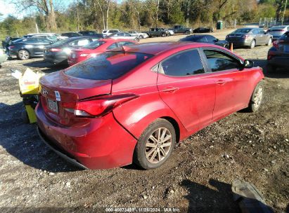 Lot #3048458777 2014 HYUNDAI ELANTRA SE