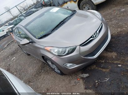 Lot #3034052005 2012 HYUNDAI ELANTRA GLS