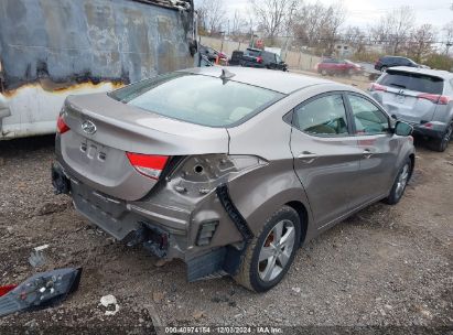 Lot #3034052005 2012 HYUNDAI ELANTRA GLS