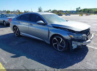 Lot #3034052006 2020 HONDA ACCORD SPORT 2.0T