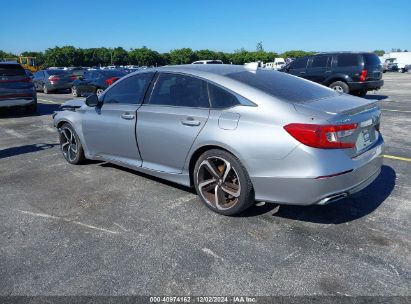 Lot #3034052006 2020 HONDA ACCORD SPORT 2.0T