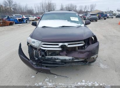 Lot #3035081664 2013 TOYOTA HIGHLANDER SE V6