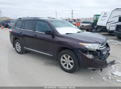 Lot #3035081664 2013 TOYOTA HIGHLANDER SE V6