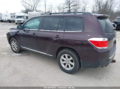 Lot #3035081664 2013 TOYOTA HIGHLANDER SE V6