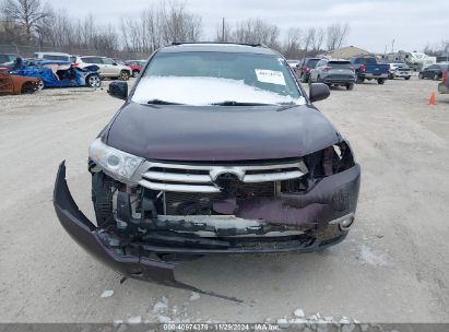 Lot #3035081664 2013 TOYOTA HIGHLANDER SE V6