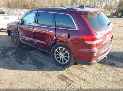 Lot #3054888055 2016 JEEP GRAND CHEROKEE LIMITED