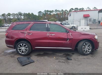 Lot #3052073723 2018 DODGE DURANGO CITADEL ANODIZED PLATINUM RWD